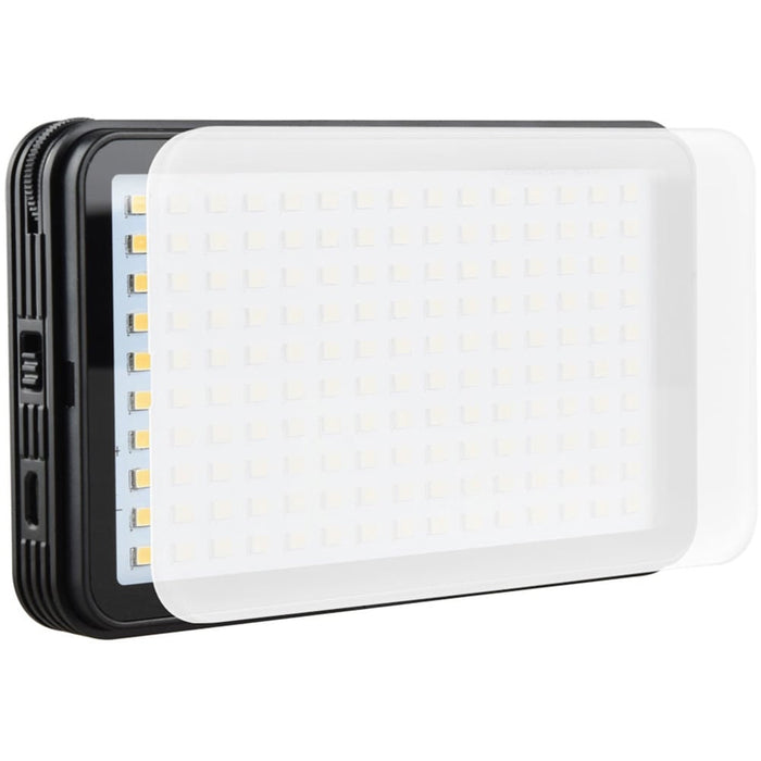 Godox LEDM150 LED Light – compact, portable LED panel with adjustable brightness, designed to enhance smartphone photography and video.