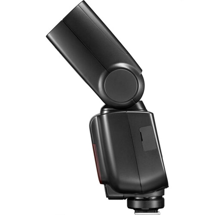 Godox TT685F II Flash for Fujifilm TTL with high-speed sync, manual power control, optical master/slave mode, quick-release lock, and USB‑C port.