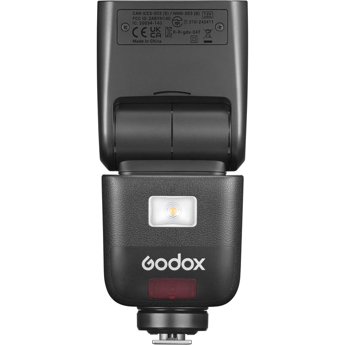 Godox V480C TTL Flash for Canon – compact, wireless speedlight with HSS and rechargeable battery.