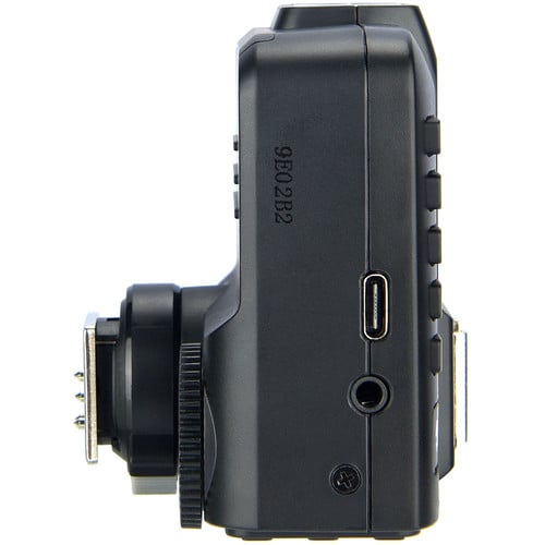 Godox X2T-F TTL Wireless Flash Trigger Transmitter for Fujifilm – 2.4GHz wireless system, 100m range, high-speed sync up to 1/8000s, Bluetooth control via GodoxPhoto app, 5 groups, 32 channels, backlit LCD, quick-lock hot shoe.