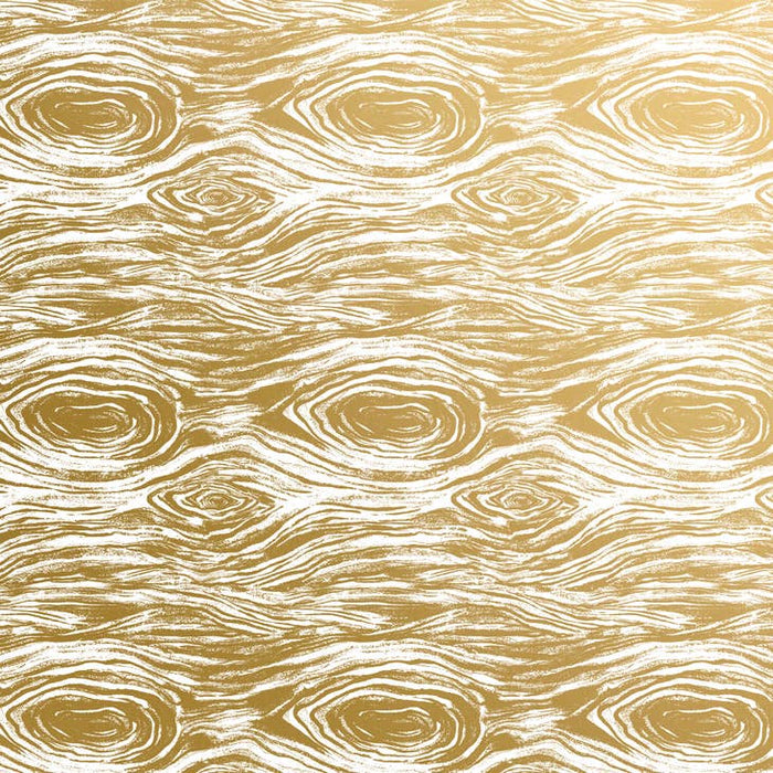Gold Faux Bois Gift Wrap