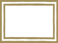 Gold Stripe Border Label