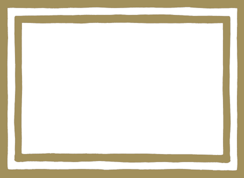 Gold Stripe Border Label