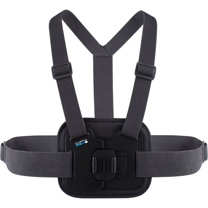 The GoPro Chesty - Chest Mount Harness lets you capture immersive video and photos from your chest.