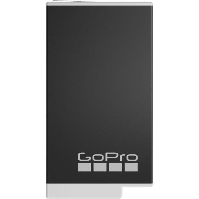 GoPro Enduro rechargeable 1600mAh lithium-ion battery for MAX with enhanced cold-weather performance down to -10°C, longer recording times, faster charging, and reliable power for extended shooting sessions