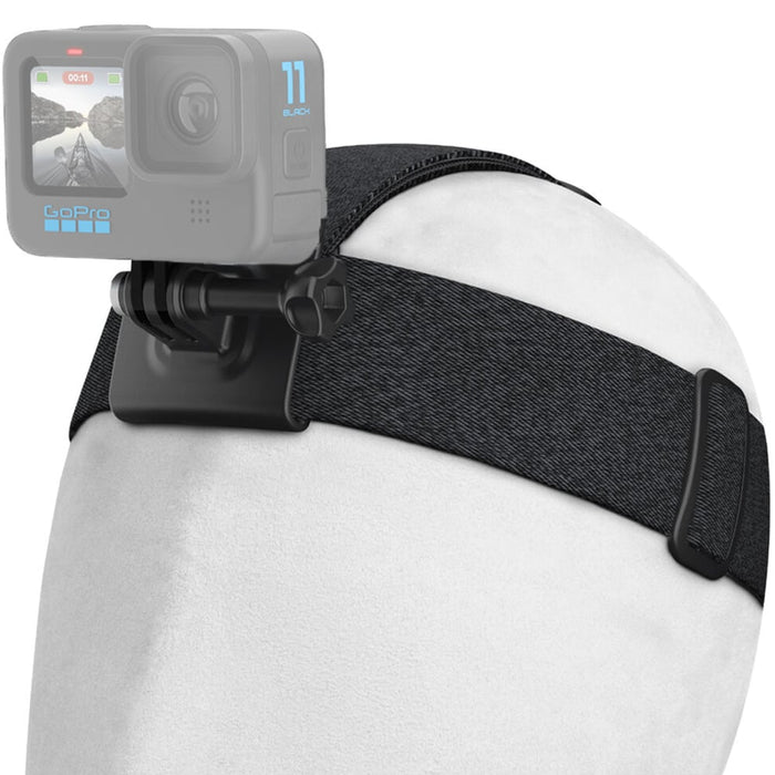 GoPro Head Strap 2.0 – adjustable, padded head mount compatible with all GoPro cameras, designed for hands-free POV filming.