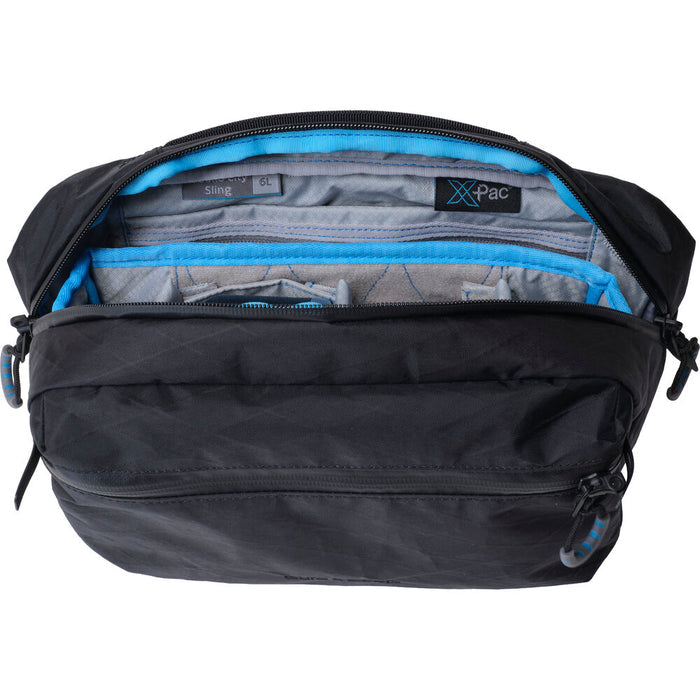 Kiboko City Sling 6L with photo insert open view