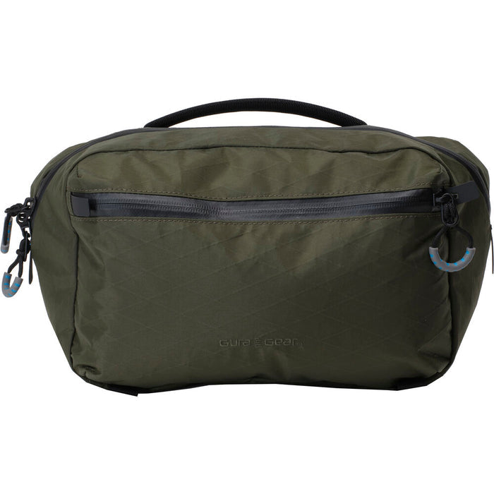 Gura Gear 6L green camera sling bag front view