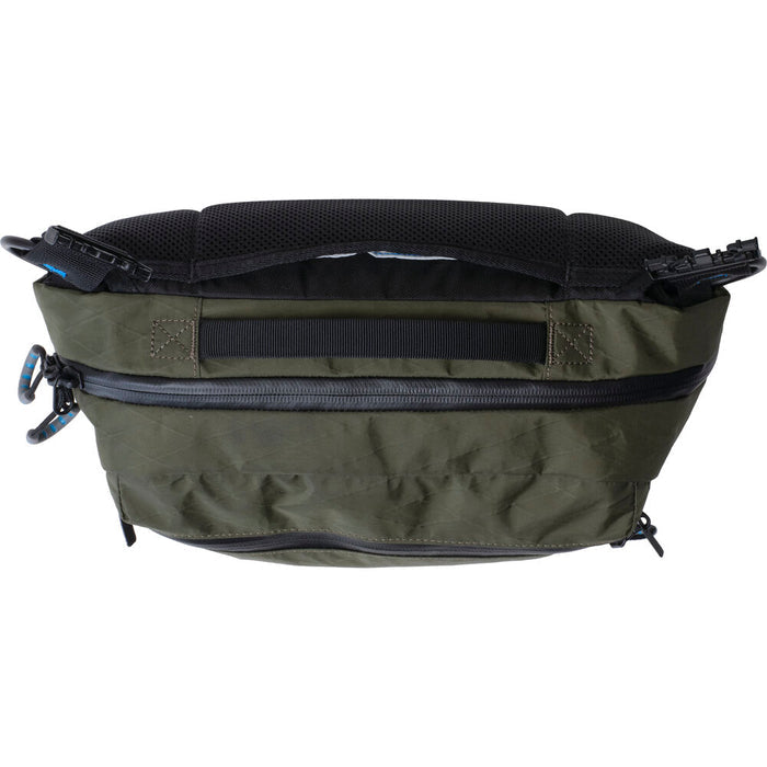 Gura Gear 6L green camera sling bag top view