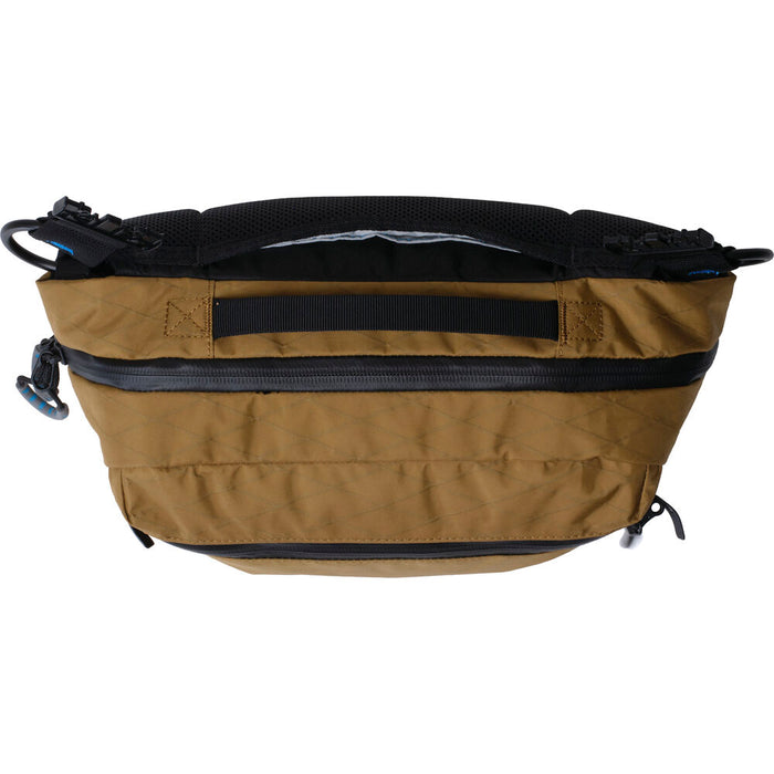 Kiboko City Sling 6L with photo insert top view - Sahara