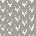 Hello Bear Tiny Buck Forest Mist Deer Reindeer Woodland Fabric by the yard