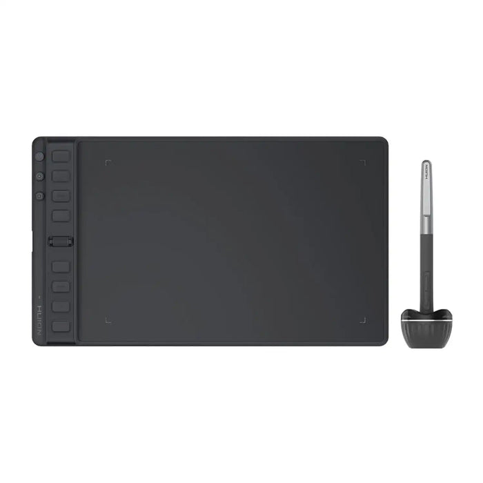 Huion Inspiroy 2 features a unique custom Scroller and 24 programmable shortcuts, streamlining your workflow on this advanced Huion drawing tablet.