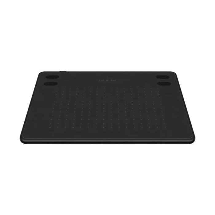 The Huion Inspiroy RTE 100 is an ultra-thin, portable pen tablet with 8192 pressure levels, rotation support, programmable keys, and multi-OS compatibility.