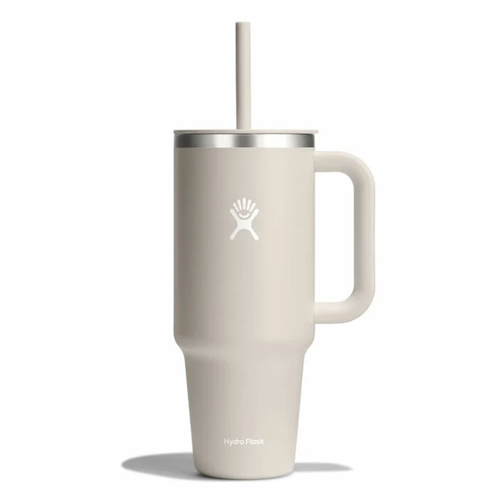 Keep drinks cold all day with the Hydro Flask 1183ml Travel Tumbler. Leak resistant, splash proof, and fits most cupholders for easy carrying.