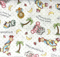 Sweet Dreams Animal Toss Jungle Safari Fabric by the yard