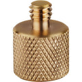 Impact 3/8 inch female adaptor to 1/4 inch male threaded post, used for mounting camera accessories with different thread sizes.