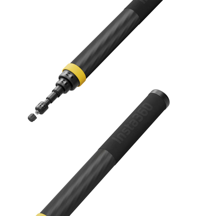 Insta360 selfie stick extending to 300 cm with invisible mode