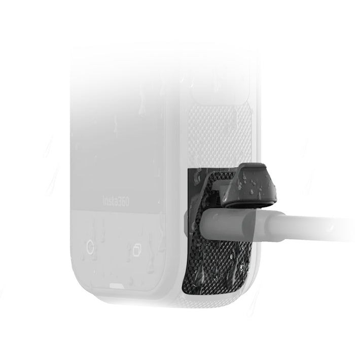 Insta360 X5 all-weather USB charging cover with IPX4 rating