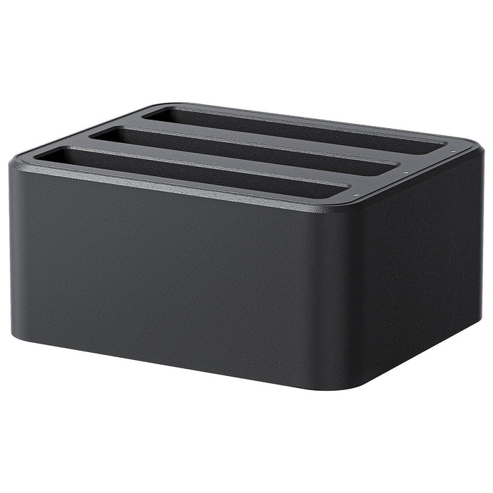 Insta360 Fast Charge Hub for X4 – compact charging station designed to quickly charge up to three X4 batteries simultaneously.