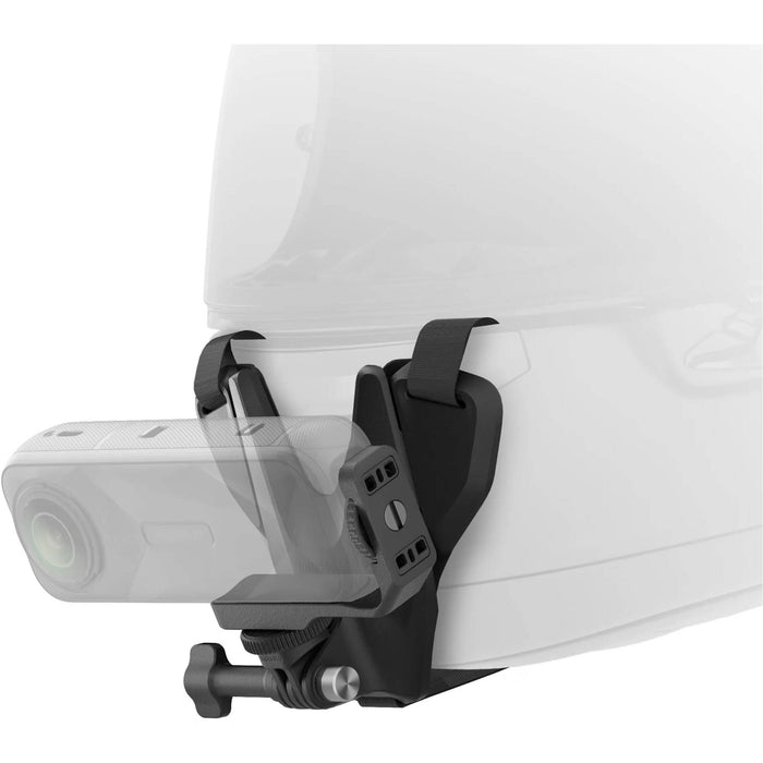 Insta360 Helmet Chin Mount 2.0 with adjustable strap and mic mount