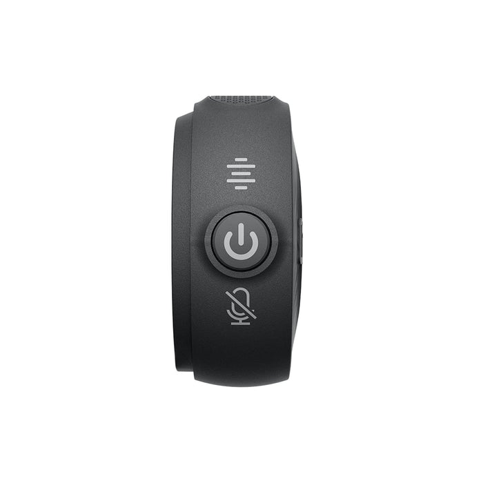 Insta360 Mic Air wireless microphone system with 7.9g ultra-light transmitter, 48kHz high-quality audio, 10-hour battery life, 300m wireless range, and built-in noise reduction for clear sound capture.