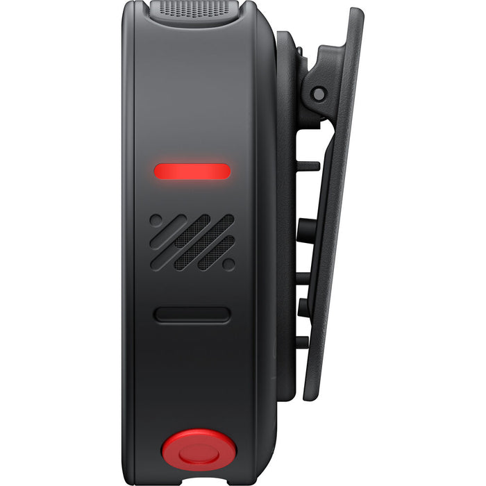 Side view of Insta360 Mic Pro, showing the Mic array