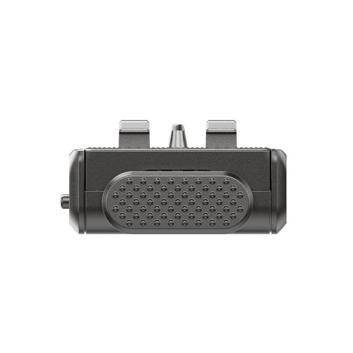 Ultra-thin magnetic quick release mount for Insta360 X5 with secure sliding lock, 1/4” tripod compatibility, designed to stay invisible in 360° shots and enable rapid camera changes.