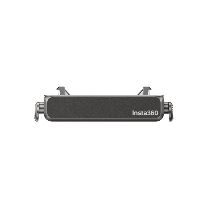 Ultra-thin magnetic quick release mount for Insta360 X5 with secure sliding lock, 1/4” tripod compatibility, designed to stay invisible in 360° shots and enable rapid camera changes.