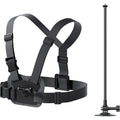 Insta360 Snow Accessory Bundle with chest strap and helmet rod