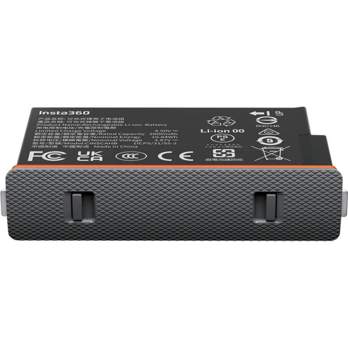 Insta360 X5 Ultra Rechargeable Battery with 2800mAh and storage case