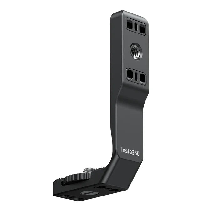 All-aluminum alloy vertical and horizontal mount for Insta360 Ace and Ace Pro with dual quick-release ports, allowing easy switching between portrait and landscape shots while keeping charging ports and microphones accessible