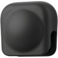 Black square plate on a white background