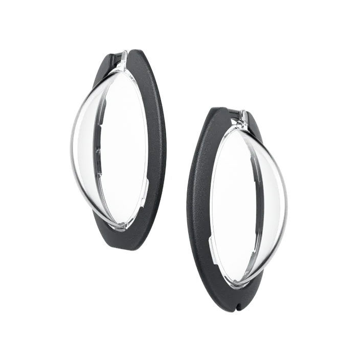 Standard removable lens guards for Insta360 X3 with multi-coated acrylic lenses, twist-off design for tool-free installation, secure locking bases, and clear 360° image protection.