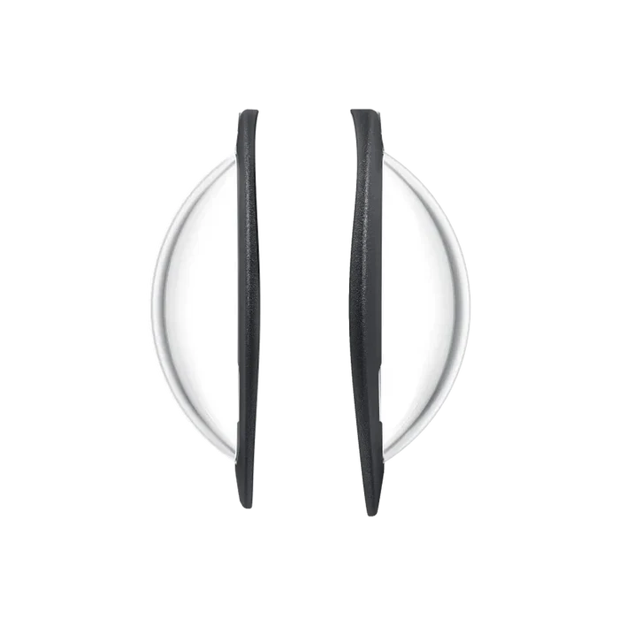 Standard removable lens guards for Insta360 X3 with multi-coated acrylic lenses, twist-off design for tool-free installation, secure locking bases, and clear 360° image protection.