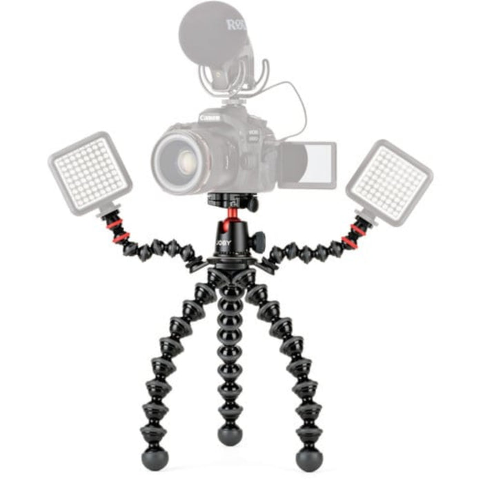 Create pro videos, vlogs, and YouTube content with the GorillaPod Mobile Rig that is flexible, portable, and user-friendly from Joby.