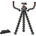 Joby GorillaPod Rig is a flexible-legged tripod rig with two articulated accessory arms, cold‑shoe and GoPro mounts.