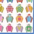Jockey Silks Luncheon Napkins