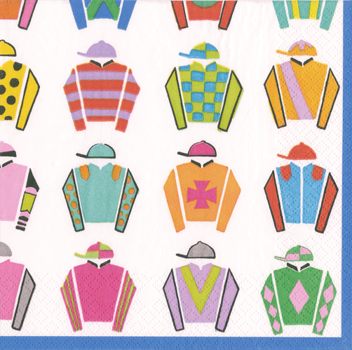 Jockey Silks Luncheon Napkins