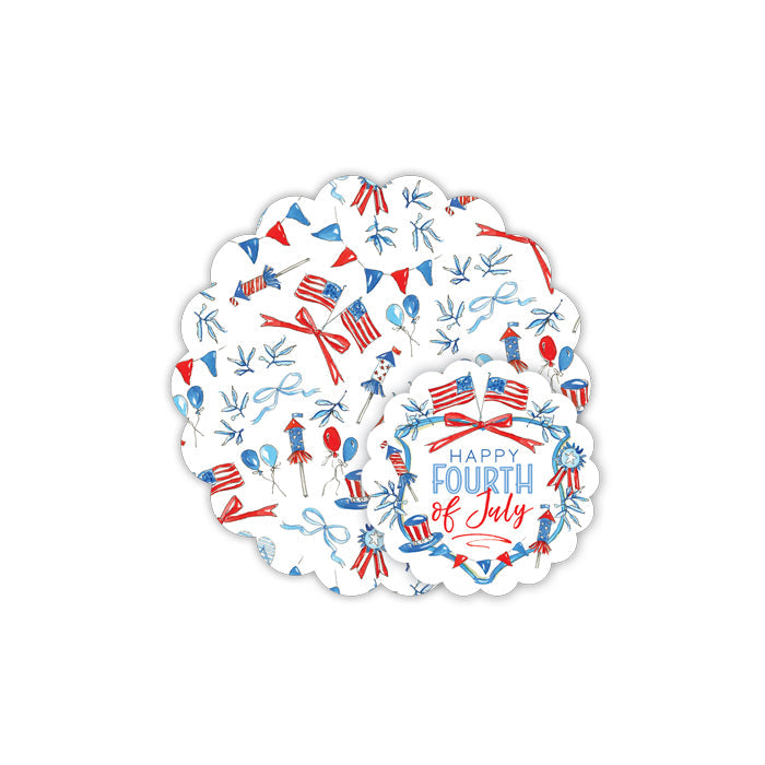 July 4th Doily Set