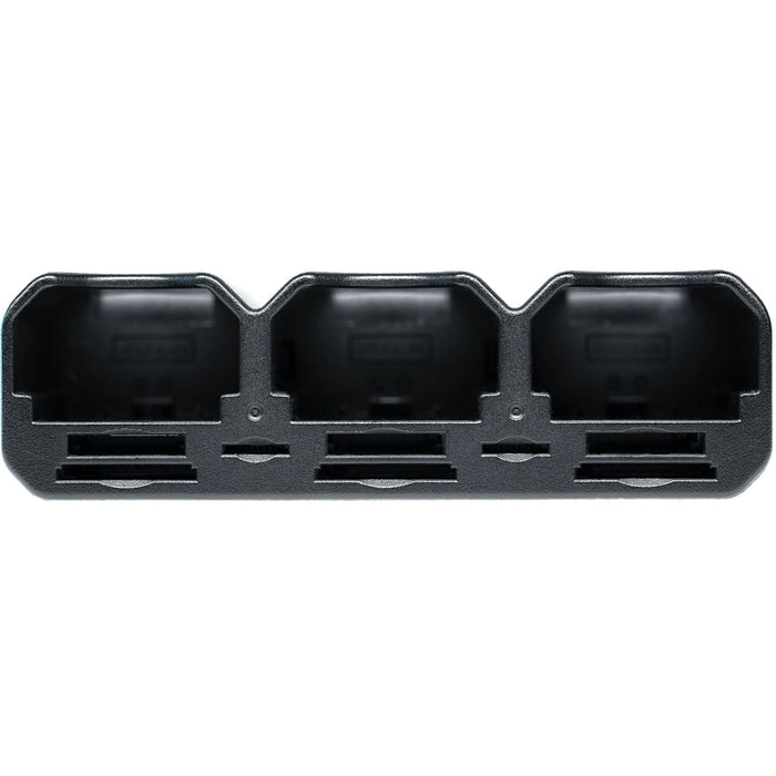 The Tri-Charge serves as a power bank, utilising fully charged camera batteries to revive USB devices like smartphones and tablets on the move.