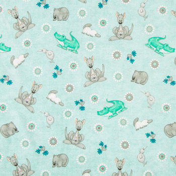 Kangaroo Down Under by KC Mick Jungle Safari Fabric by the yard