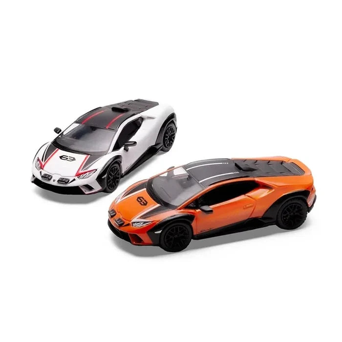 Lamborghini Huracán Sterrato Combo Set - White & Orange Toyeast Exclusive edition Sparky 1:64 YCOMBO64009