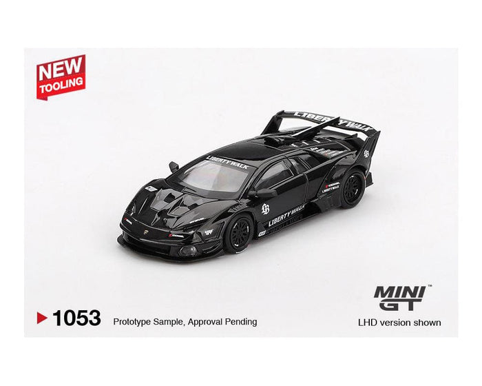 Lamborghini LB-Silhouette WORKS MURCIELAGO GT- Evo Black Mini GT 1/64 scale MGT01053-BL