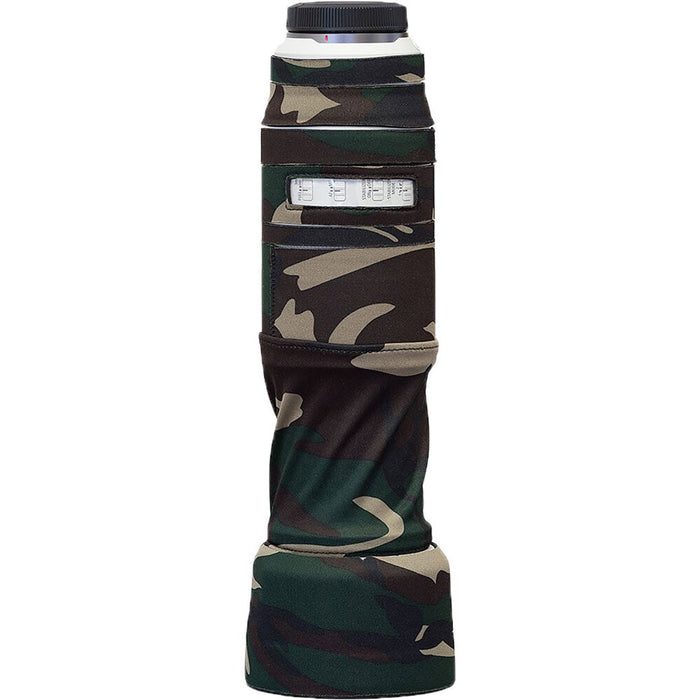 Camouflage bottle holder with digital display on a white background