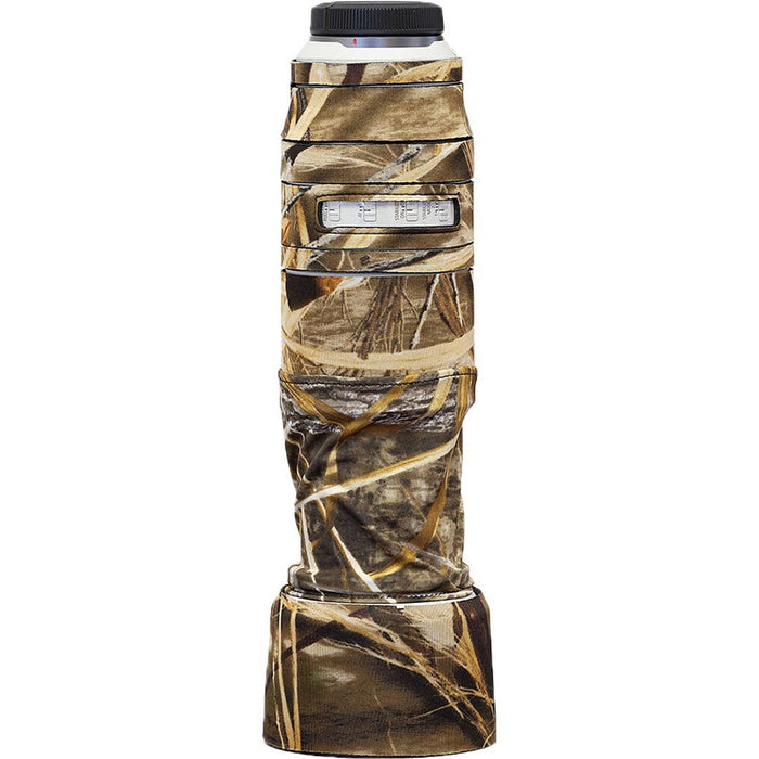 Camouflage-laden water bottle with digital display on a white background