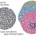 Leopard Round Canvas