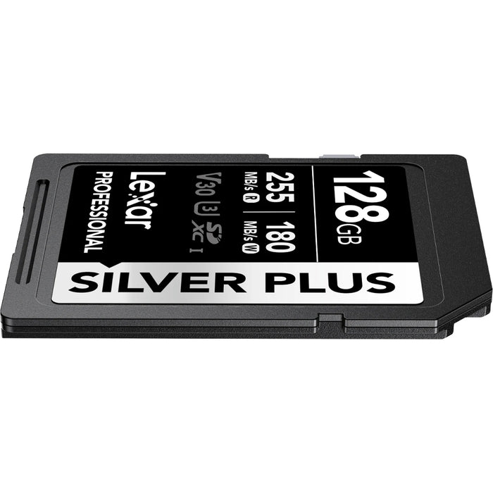 Durable Lexar SILVER PLUS SD Card designed for 4K video recording