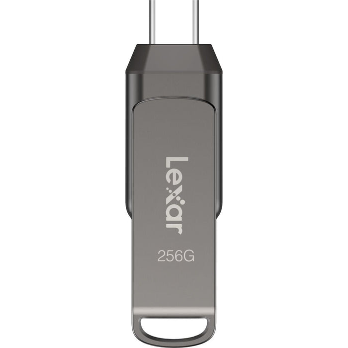 Lexar JumpDrive Dual Drive D400 USB 3.1 Type-C (256GB) – high-capacity, dual-interface storage for seamless transfers between USB-C and USB-A devices.