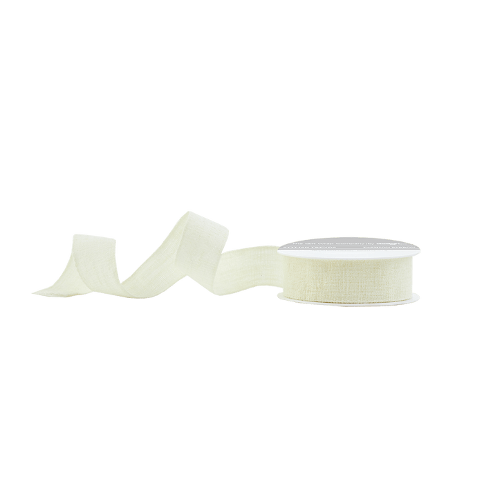 Linen Wired Ribbon