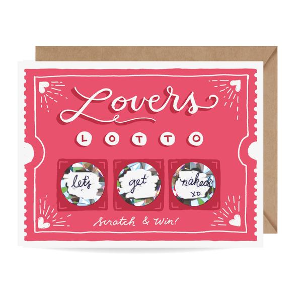 Lovers Lotto Scratch-Off Card